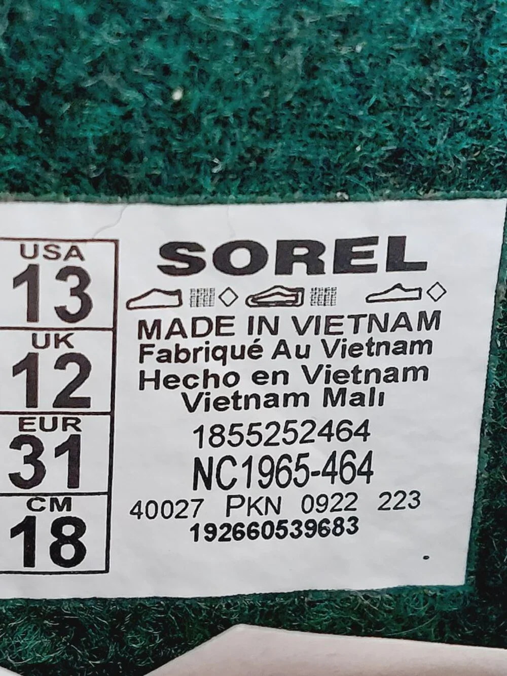 Sorel boy navy